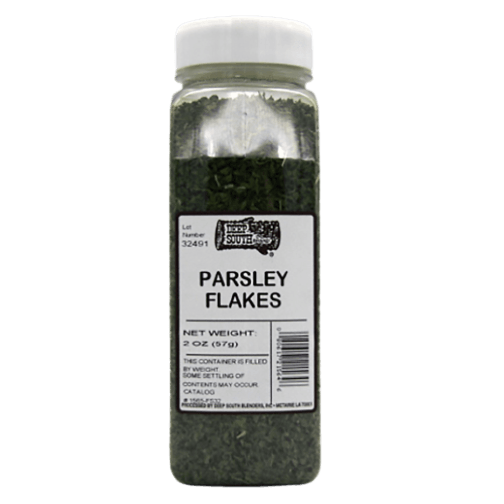 Deep South Parsley Flakes — 2 oz Jar