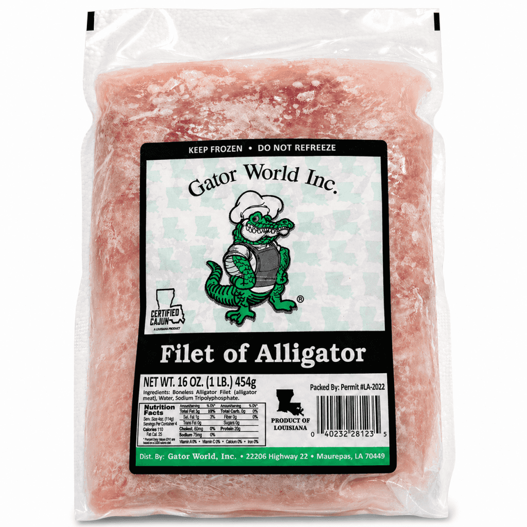 Gator World Tenderized Alligator Fillets