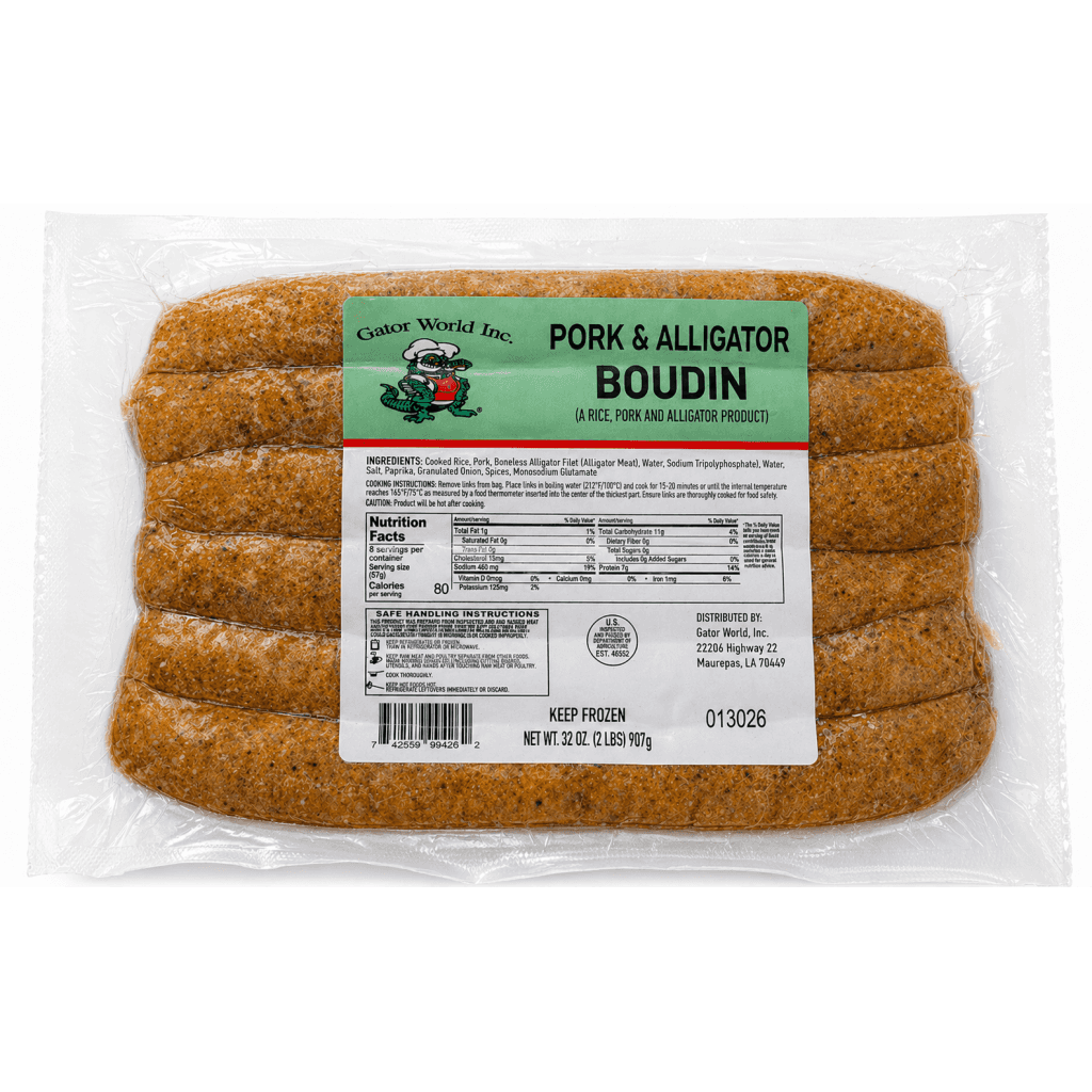 Pork & Alligator Boudin —