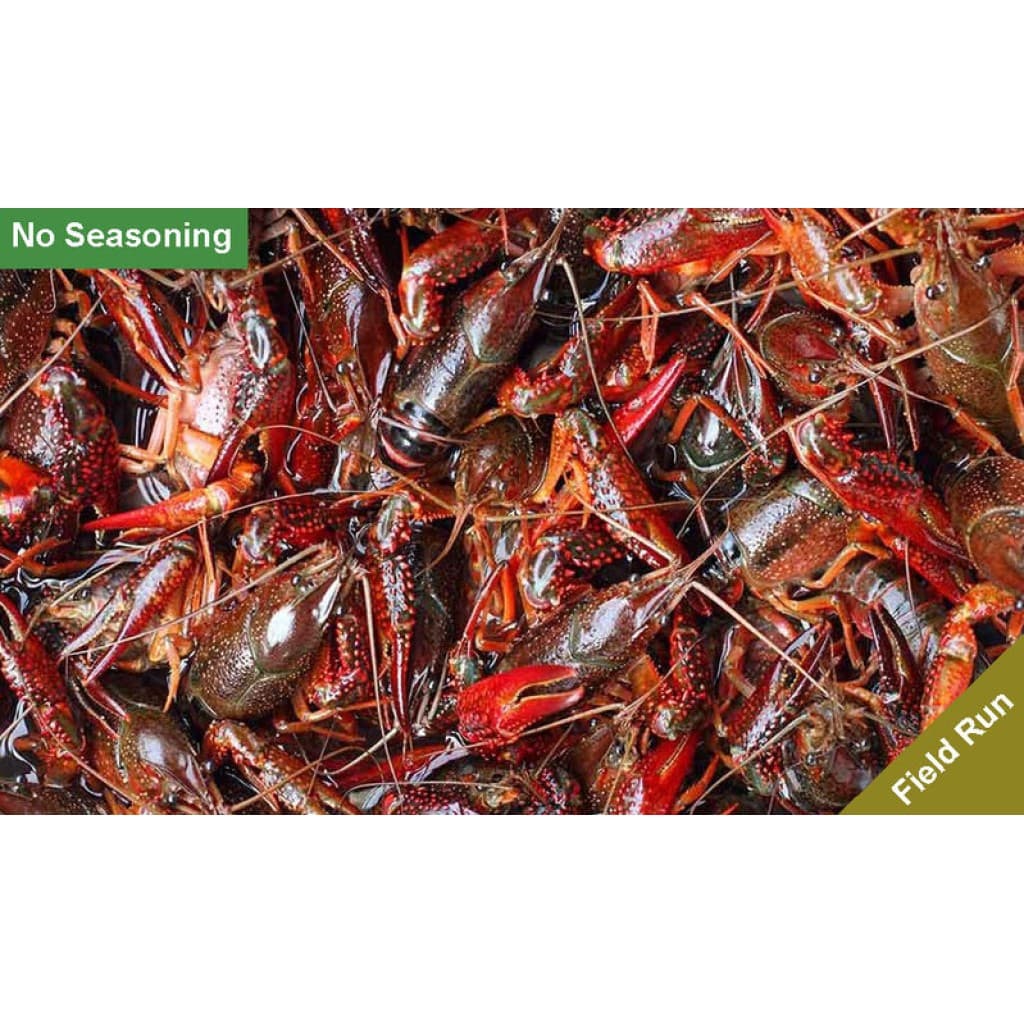 Two-Sack Field Run Crawfish Bundle — Approx. 60 lbs