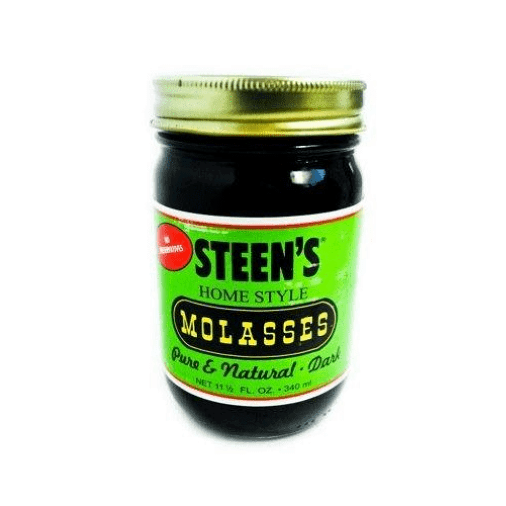 Steen's Dark Molasses, 11.5 oz Jar — Pure Cane Syrup Reduction
