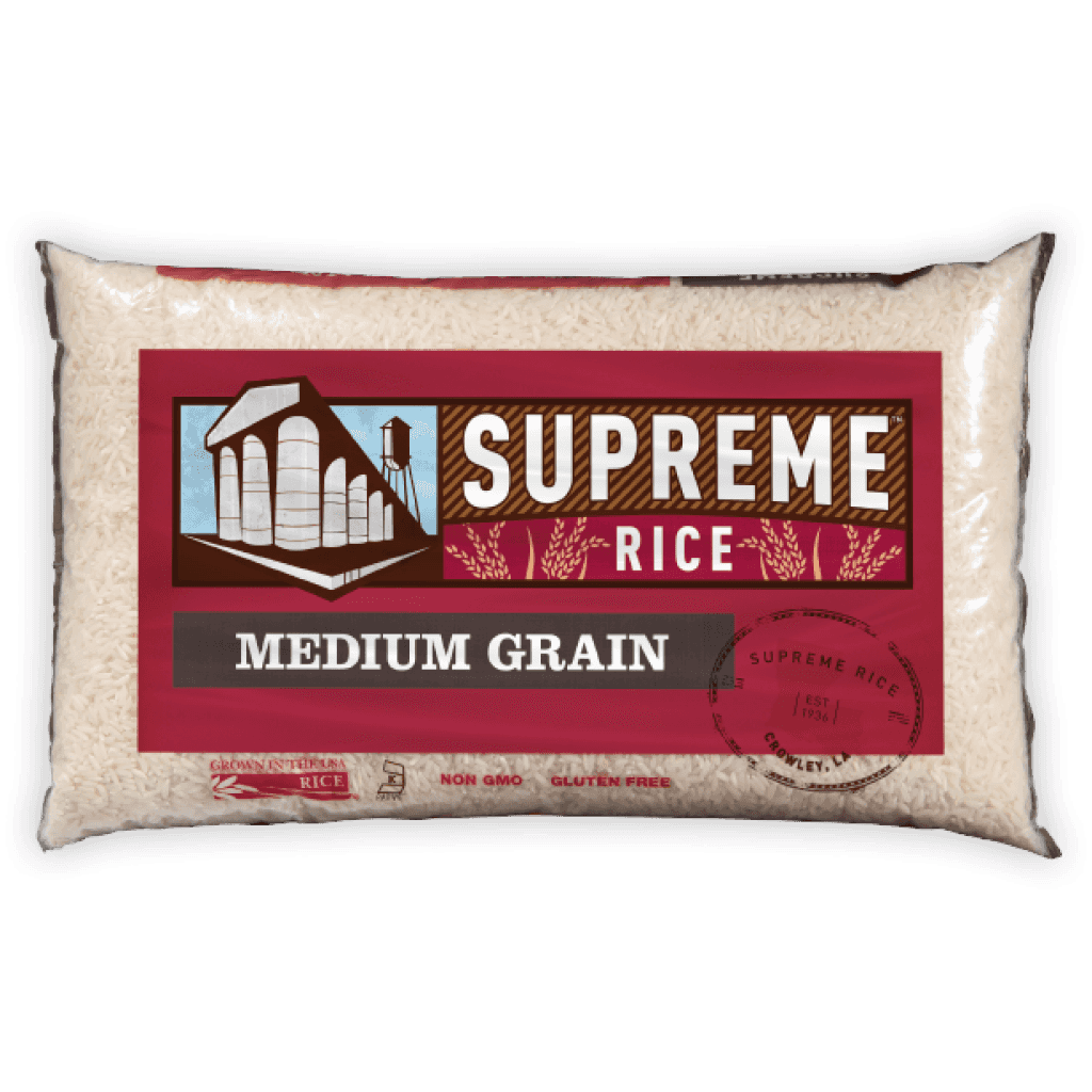 Supreme Medium Grain Rice — 20 lb Bag