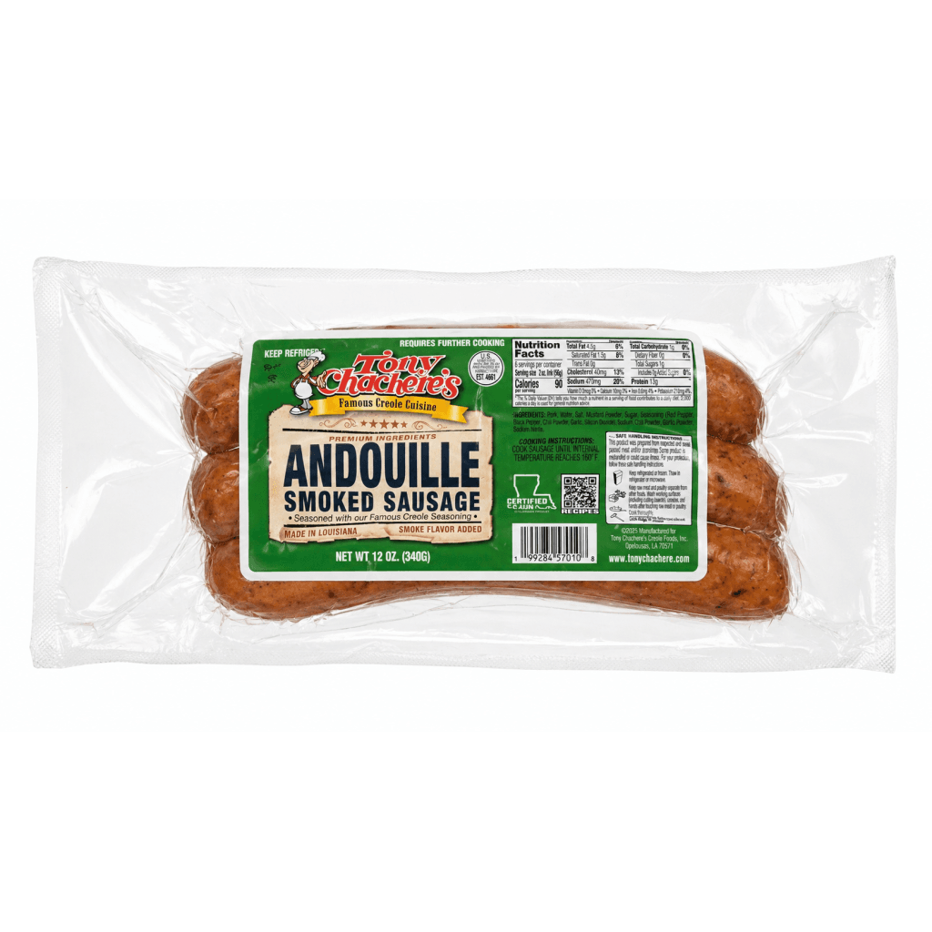 Tony Chachere’s Hickory Andouille Sausage — 12 oz