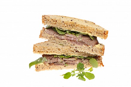 Beef &amp; Watercress Sandwiches