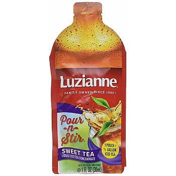 LUZIANNE TEA Pour-N-Stir SWEET 2 - QUART (6 Count)