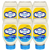 Blue Plate Light Squeeze Mayonnaise 18 oz - Pack of 6