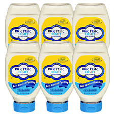 Blue Plate Light Squeeze Mayonnaise 18 oz - Pack of 6