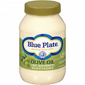 Blue Plate Olive Oil Mayonnaise 30 oz Closeout