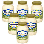 Blue Plate Olive Oil Mayonnaise 30 oz Pack of 6
