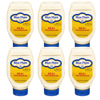 Blue Plate Squeeze Mayonnaise 18 oz - 6 Pack