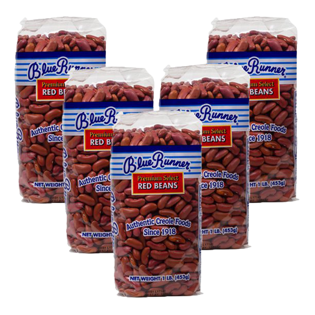Blue runner dry red beans 1 lb pack of 5 113102856373