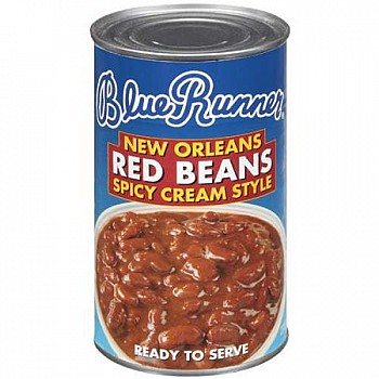 Blue Runner New Orleans Spicy Cream Style Red Beans 27 oz