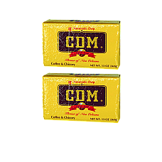 CDM Dark Roast Coffee & Chicory (Auto Drip) 13 oz Brick Pack of 2