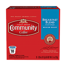 COMMUNITY Single Serve Breakfast Blend