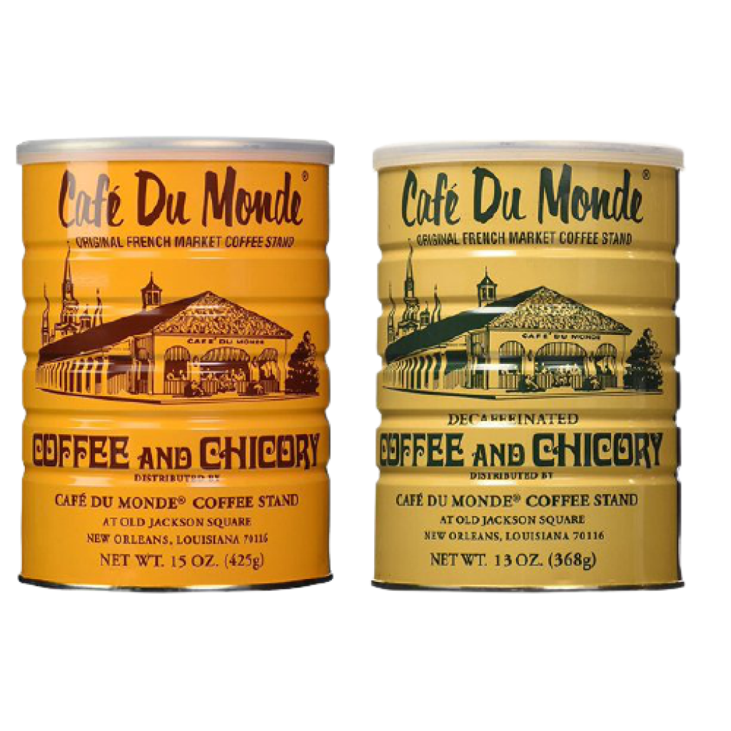 Cafe Du Monde Coffee and Chicory and Decaf Blend Bundle 627544253572