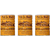 Cafe Du Monde Coffee Chicory, 15-Ounce Pack of 3