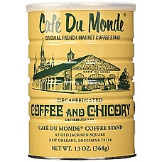 Cafe Du Monde Decaffeinated Coffee and Chicory 13 oz