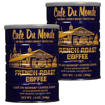 Cafe Du Monde French Roast Coffee 13 oz Pack of 2