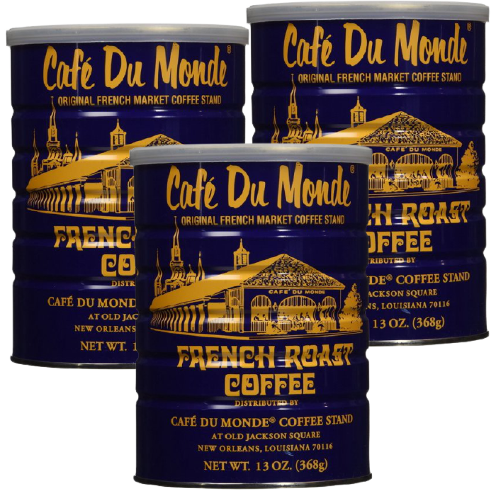 Cafe Du Monde French Roast Coffee 13 oz 3 Pack 760194281219