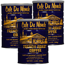 Cafe Du Monde French Roast Coffee 13 oz - 3 Pack