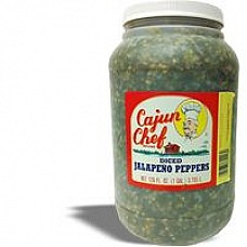 Cajun Chef Diced Jalapeno Peppers Gallon