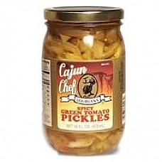 Cajun Chef Green Tomato Pickles 16 oz