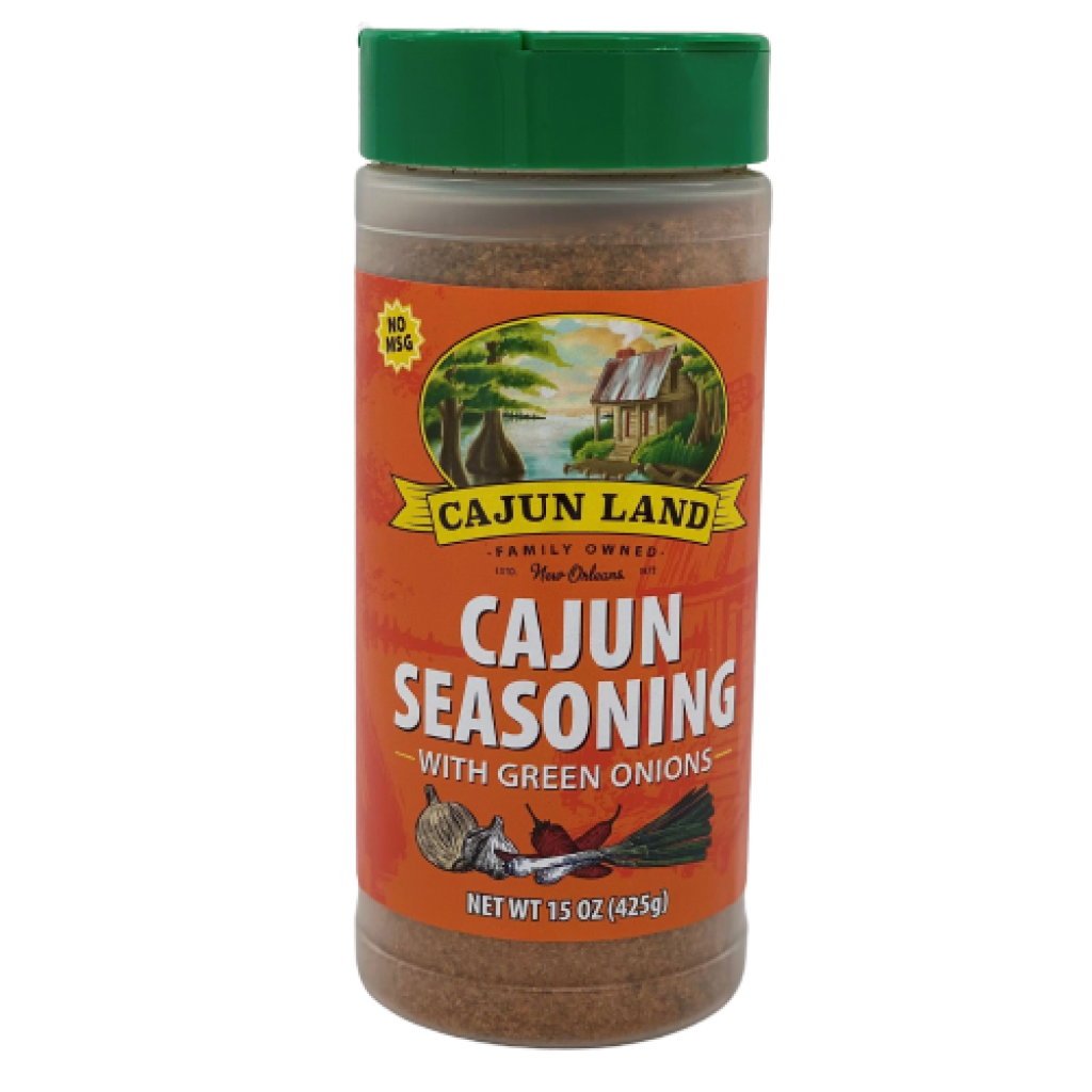 Cajun Land Cajun Seasoning with Green Onions 15 oz 080617050131