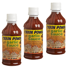 Cajun Power Garlic Sauce 8 oz Pack of 3