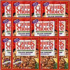 Cajun's Choice Cajun Shrimp Seasoning Mix 3 oz Pack of 12