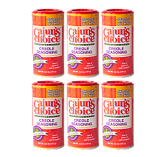 Cajun's Choice Creole Seasoning 3.8 Oz - Pack of 6