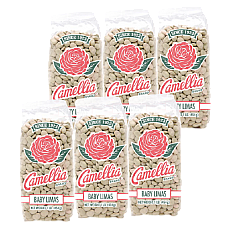 Camellia Brand Dry Baby Lima Beans 1lb (6 pack)