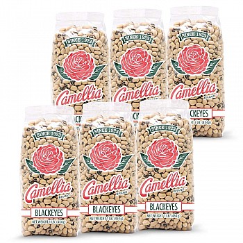 Camellia Black Eye Peas 1lb - 6 Pack