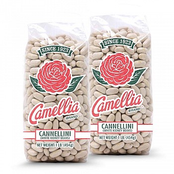 Camellia Cannellini Beans 1lb - Pack of 2