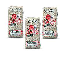 Camellia Cannellini Beans 1 lb Pack of 3