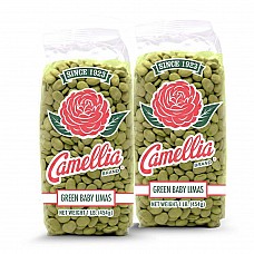 Camellia Green Baby Lima Beans 1 lb - 2 Pack