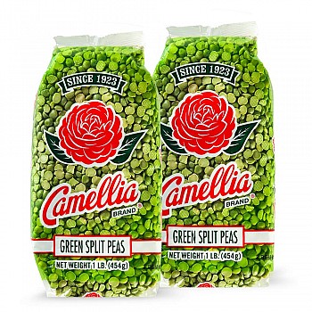 Camellia Green Split Peas 1 lb - 2 Pack