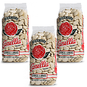 Camellia Brand Dry Large Lima Beans 1lb pack of 3