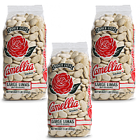 Camellia Brand Dry Large Lima Beans 1lb pack of 3