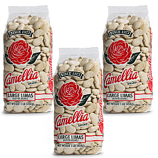 Camellia Brand Dry Large Lima Beans 1lb pack of 3