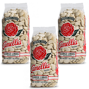 Camellia Brand Dry Large Lima Beans 1lb (2pk)