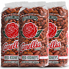 Camellia Brand Dry Red Kidney Beans 1lb - 3 pack