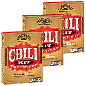 Carroll Shelby's Original Texas Chili 3.65 oz Pack of 3