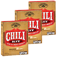 Carroll Shelby's Original Texas Chili 3.65 oz Pack of 3