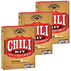 Carroll Shelby's Original Texas Chili 3.65 oz Pack of 3