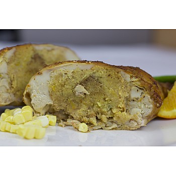 La Boucherie Deboned Chicken Stuffed with Jalapeno Cornbread Dressing