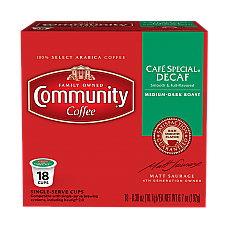 Community Single Serve Cafe Decaf