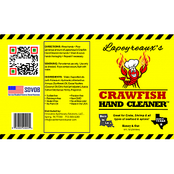 Crawfish Hand Cleaner 8 oz - Lapeyreaux