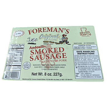 Foreman's Andouille 8 oz