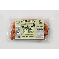 Foreman's Smoked Pork Sausage 16 oz