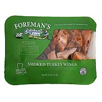 Foreman's Smoked Turkey Wings 24 oz